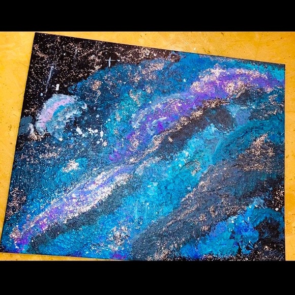 Galaxy Acrylic Painting - Picture 6 of 6